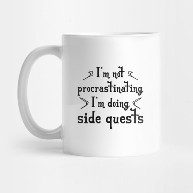 Procrastinating Side Quest by LuckyFoxDesigns